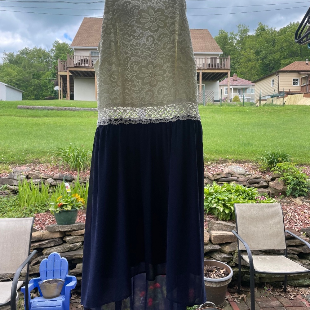 By & By Semi Formal Blue Dress Size 13
